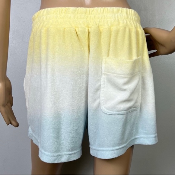 RAILS BLUE DIP DYE TERRY SHORTS - Picture 7 of 9